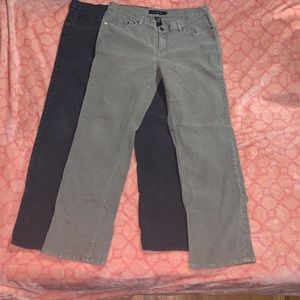 2 pairs of Calvin Klein Corduroy Pants 36x30